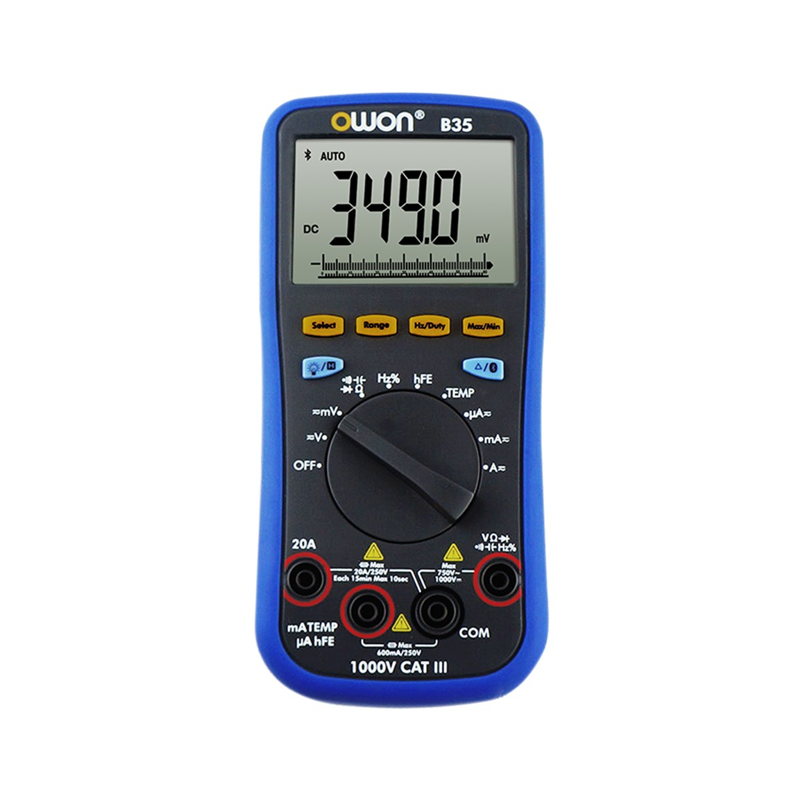 OWON B35 디지털 멀티미터 3 5/6 블루투스 지원