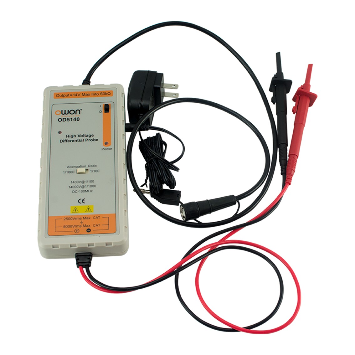 OWON OD5070 액티브 고전압 프로브, 50MHz, 7000V