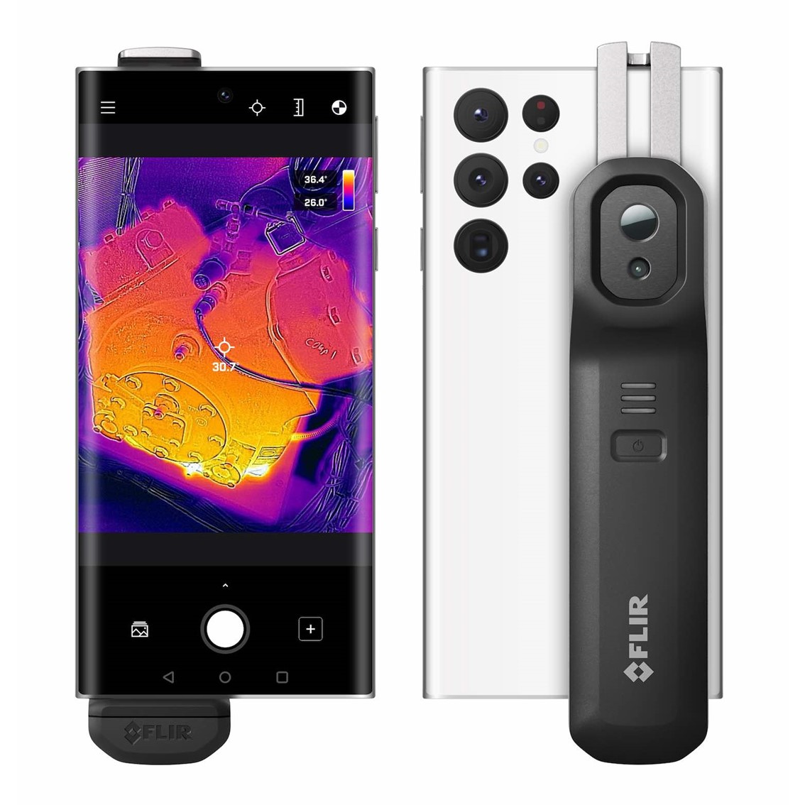 FLIR ONE EDGE PRO 플리어 열화상 카메라 Android(USB-C) (160X120픽셀/19,200화소, 0.07℃ , -20°C~400°C)