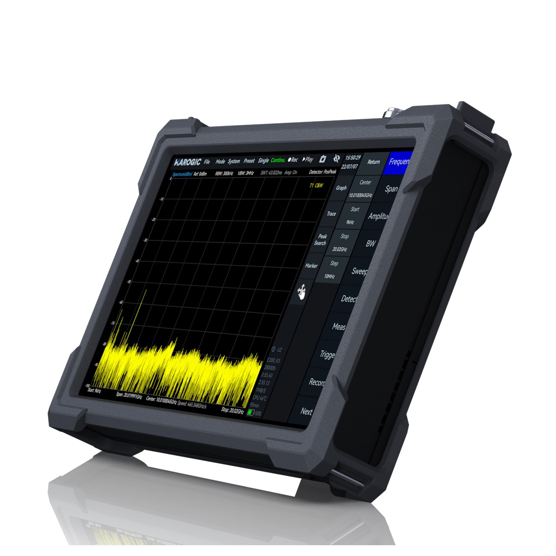 HAROGIC PXN-400 Z edition  9kHz - 40 GHz, 100MHz 태블릿 스펙트럼아날라이저