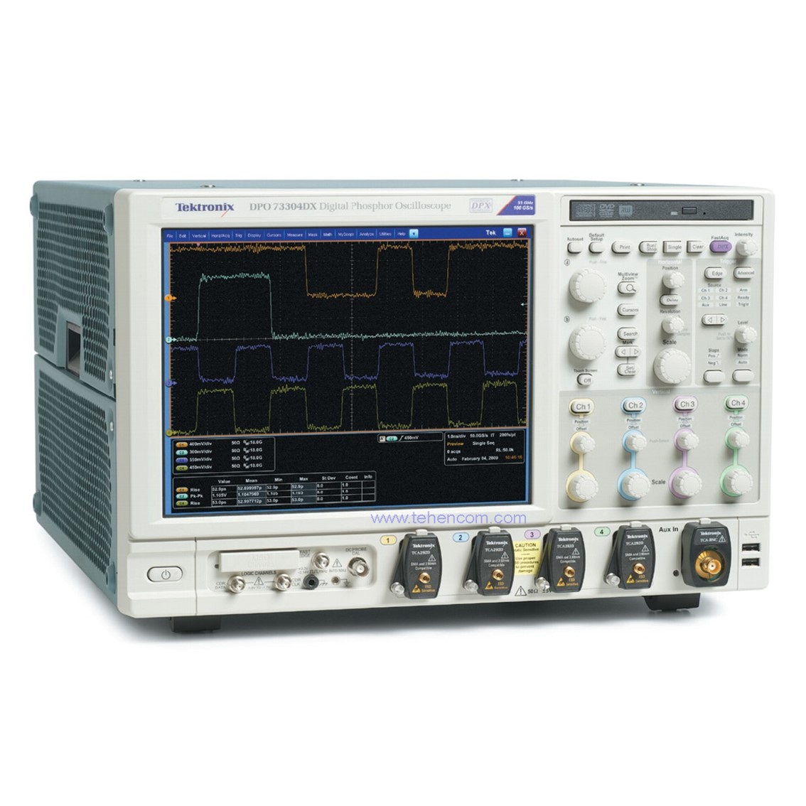 TEKTRONIX DPO71604DX 4채널, 16GHz, 100GS/s, 62.5M 고성능 오실로스코프