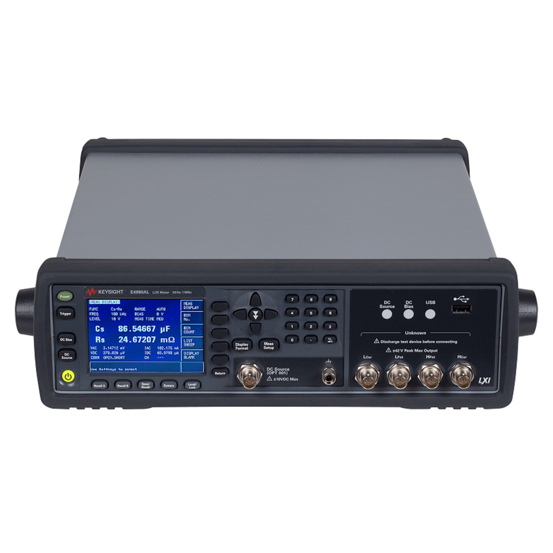 KEYSIGHT E4980BL-032 정밀LCR 미터 20Hz -300 KHz with DCR 4디지트, 0.05%