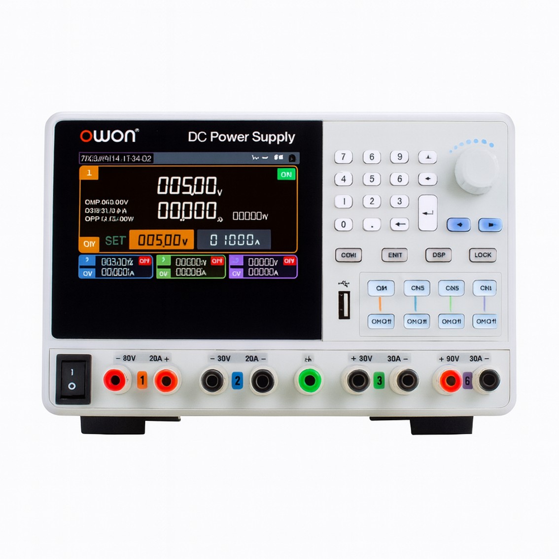 OWON OWH8020Q-1000F DC파워서플라이 80V, 5A, 1000W DC전원공급기