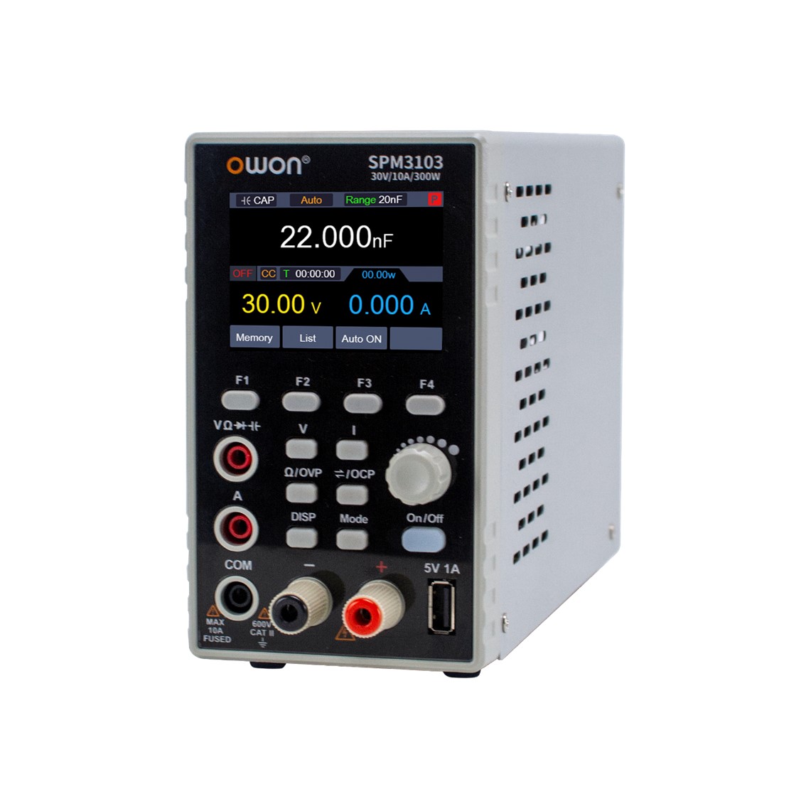 OWON SPM8104 DC파워서플라이 80V, 10A, 400W,10mV-1mA 4.5 디지탈멀티미터