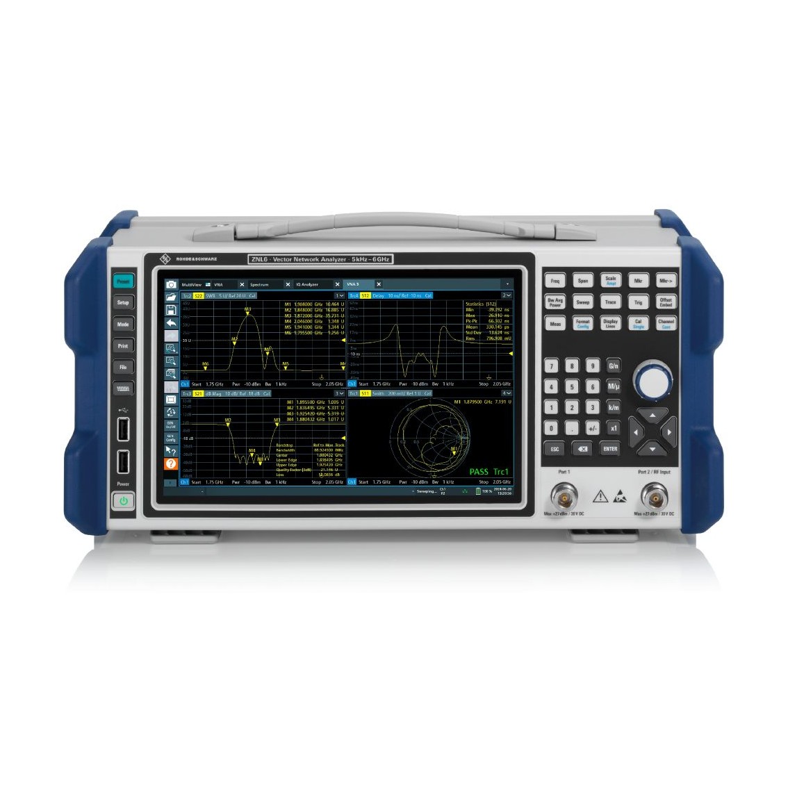 ROHDE ZNL6  벡터네트웍 아날라이저 VNA 2ports, 5kHz~6GHz 벡터 네트워크 분석기