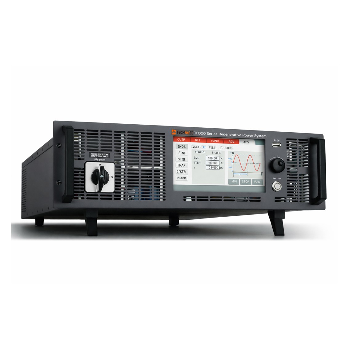 TECHMIZE TH66750-60-15  양방향DC파워서플라이 750V, 60A, 15kW 양방향DC전원공급기 3U