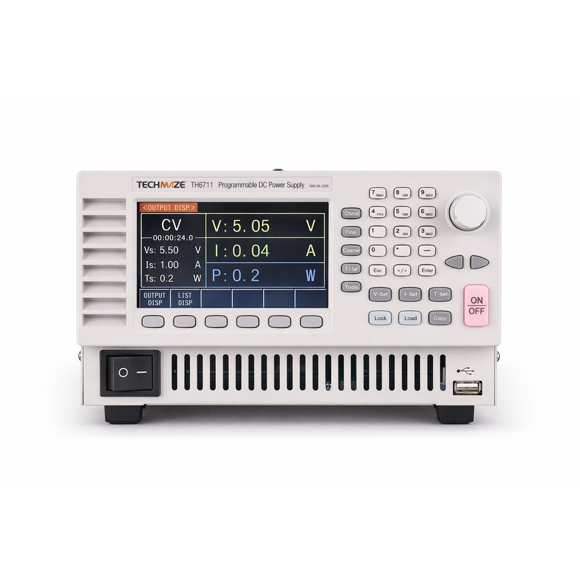 TECHMIZE TH6731A  DC파워서플라이 250V, 4.2A, 360W DC전원공급기 RS232,USB,LAN 기본