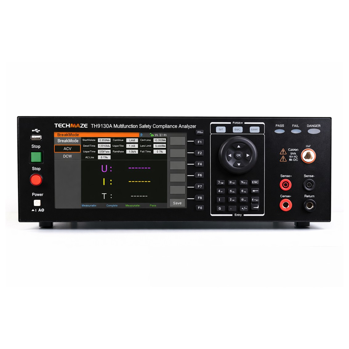 TECHMIZE TH9130S  AC/DC 내전압시험기 500VA AC: 5kV/100mA. DC: 6KV/20mA