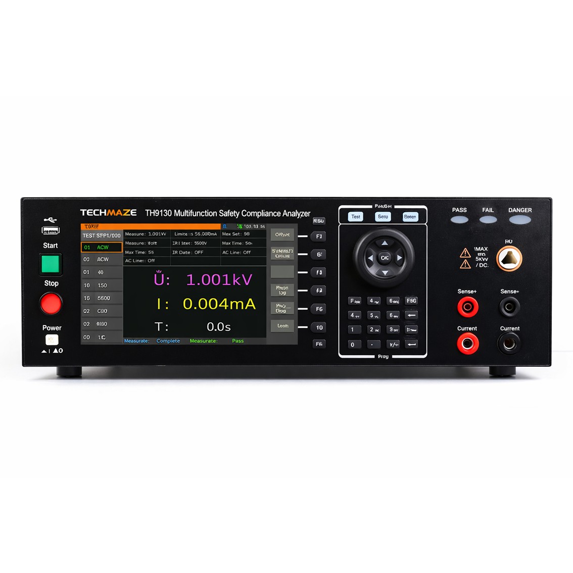 TECHMIZE TH9131S  AC/DC 내전압시험기 500VA AC: 5kV/100mA. DC: 6KV/20mA