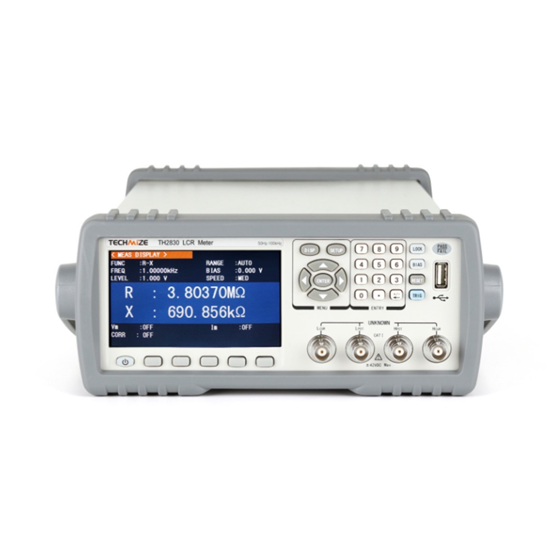 THECHMIZE TH2830  LCR미터 0.05% 50Hz-100kHz RS232, USB기본, GPIB,RS485옵션