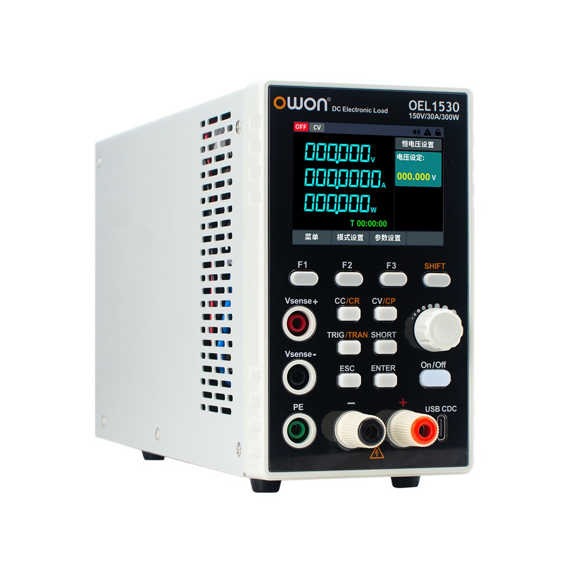 OWON OEL6030  DC전자로드 600V, 30A, 300W DC전자부하 RS232C, RS485