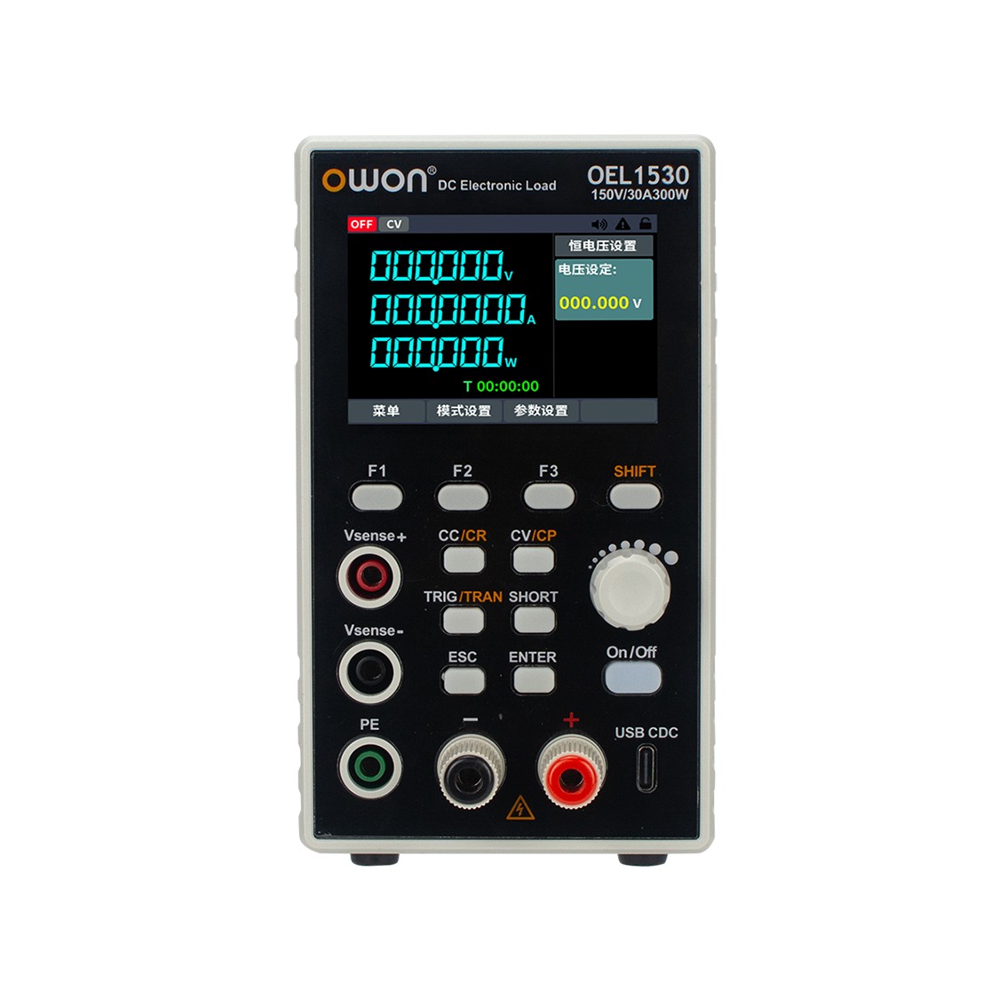 OWON OEL6030  DC전자로드 600V, 30A, 300W DC전자부하 RS232C, RS485