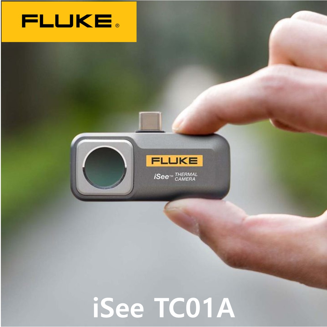 FLUKE iSee TC01C 열화상 카메라, 휴대폰 열화상카메라 -10~550도, 256X192, 25HZ, C타입 IOS