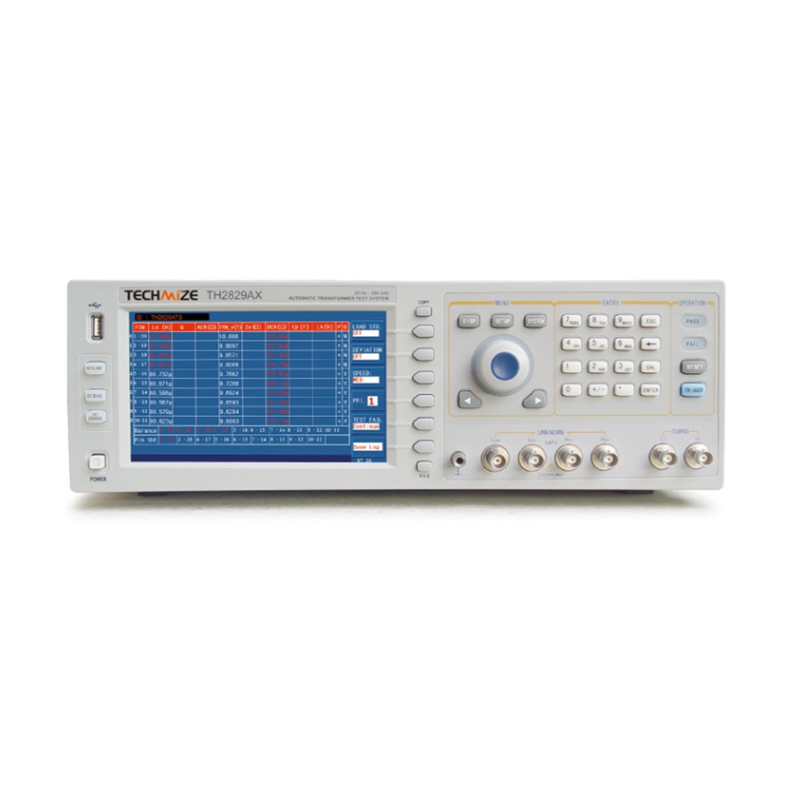 TECHMIZE TH2829C  LCR미터 20Hz-1MHz, 0.05% 7인치 LCD